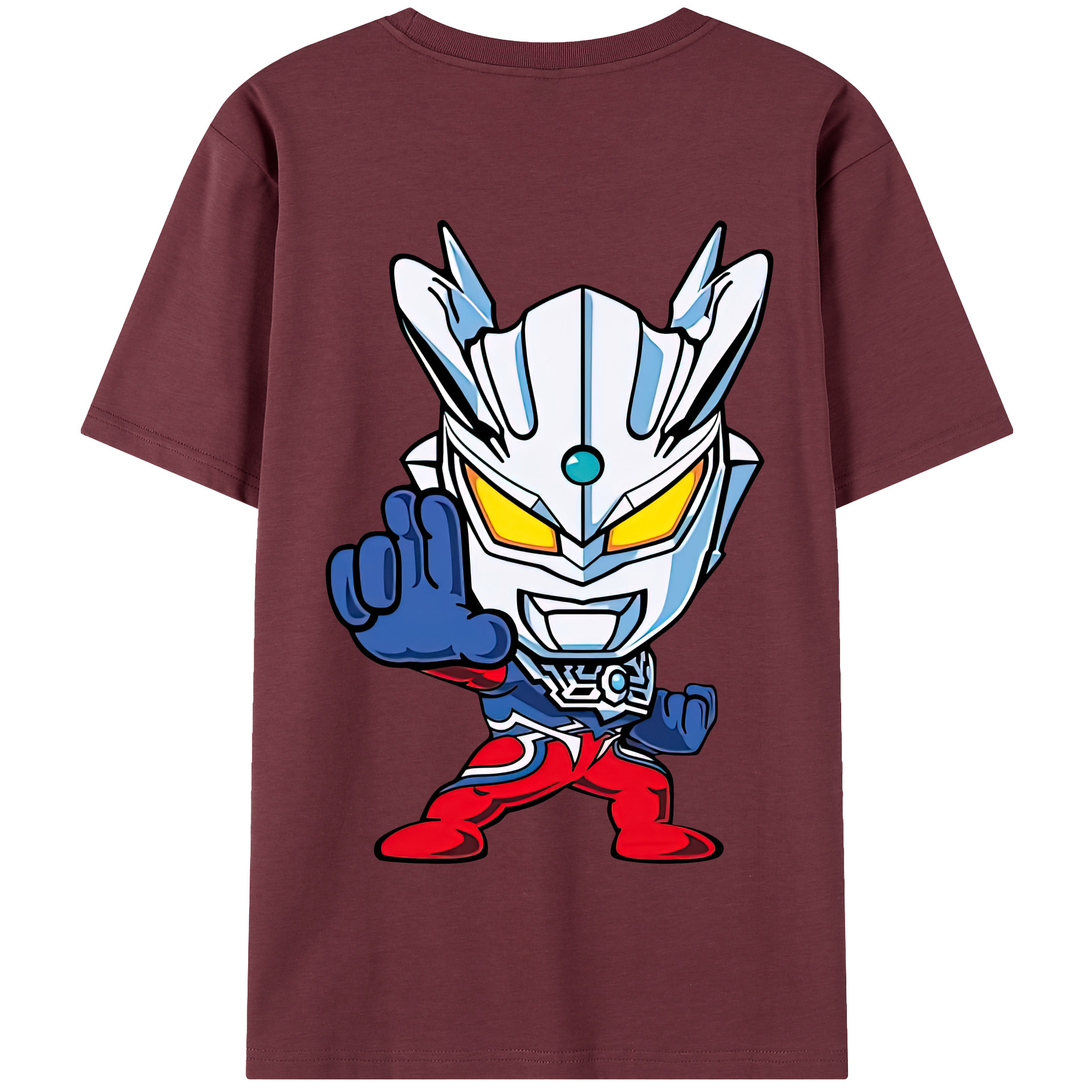 （画像用） ウルトラマン Ultraman 綿100％半袖Tシャツ（背面プリント）